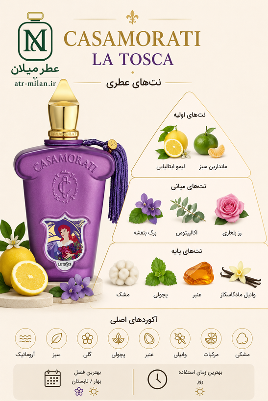 عطر کازومراتی لاتوسکا - XERJOFF - La Tosca