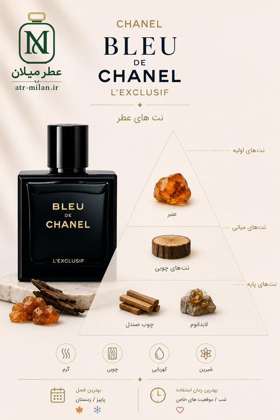 عطر بلو شنل اکسکلوسیف - CHANEL - Bleu de Chanel L'Exclusif