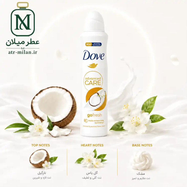 اسپری ضد تعریق داو انگلیسی ( dove ) 250 میل