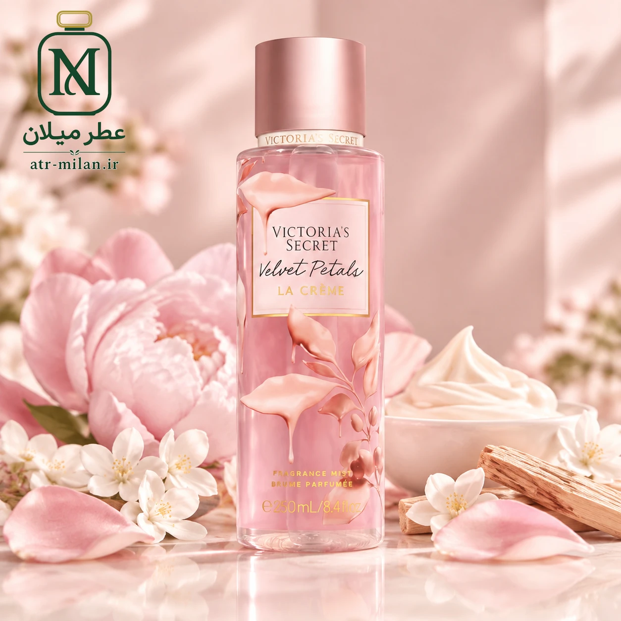 بادی اسپلش ویکتوریا سکرت  Velvet Petals La Crème (های کپی)